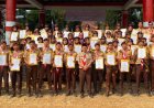 Bangga! 49 Anggota Saka Wira Kartika Pagelaran Berhasil Raih Pramuka Penegak Garuda