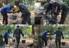 Tergerak Melihat Kondisi Nenek Sanami, Anggota Koramil 0111/Pagelaran dan Warga Gotong Royong Rehab Rumah Tidak Layak Huni
