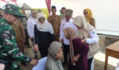 TMMD Ke-129 Kodim 0601/Pandeglang Resmi Dibuka, Ratusan Warga Ikuti Pengobatan Gratis di Kecamatan Patia