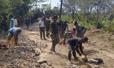 TMMD Ke-129 Hadirkan Semangat Gotong Royong untuk Membangun Desa