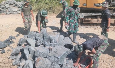 TMMD Ke-129 Kodim 0601/Pandeglang, Dari Tangan Prajurit Lahir Jalan untuk Masa Depan Desa