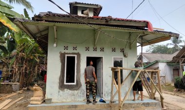 Kebersamaan Prajurit dan Warga Mengubah Wajah Mushola Babakan Kaju