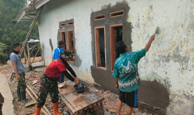 Pengabdian di Tengah Desa, Satgas TMMD Perindah dan Perbaiki Mushola Babakan Kaju