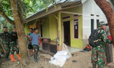 Peduli Kondisi Warga, Satgas TMMD ke-129 Rehab Rumah Tidak Layak Huni