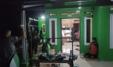 Kejar Penyelesaian Sasaran, Satgas TMMD Kodim 0601/Pandeglang Kerja Hingga Larut Malam