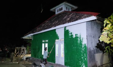 Jelang Penutupan, Satgas TMMD Percepat Pekerjaan Hingga Malam