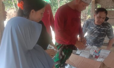 Warga Antusias Berobat di Layanan Kesehatan TMMD 129 Kodim 0601/Pandeglang