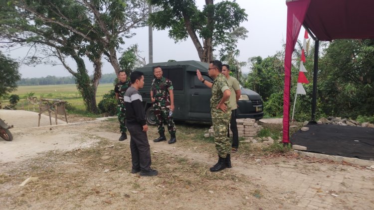 Dandim 0601/Pandeglang Optimalkan Persiapan Pembukaan TMMD Ke-129 di Kecamatan Patia