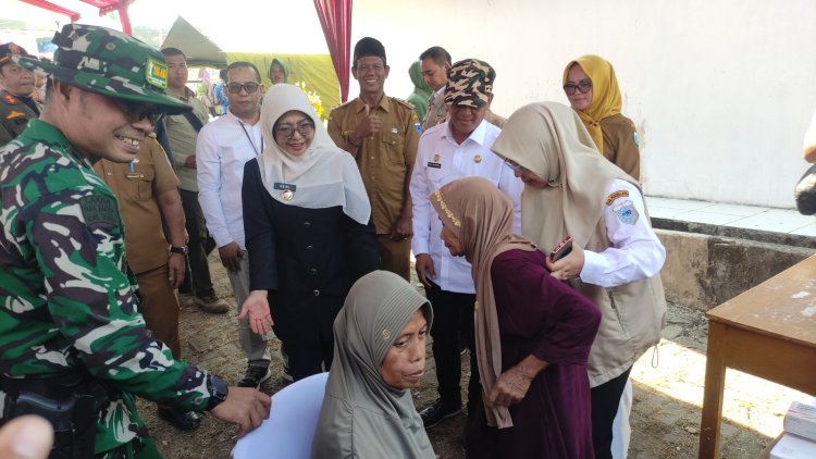 TMMD Ke-129 Kodim 0601/Pandeglang Resmi Dibuka, Ratusan Warga Ikuti Pengobatan Gratis di Kecamatan Patia