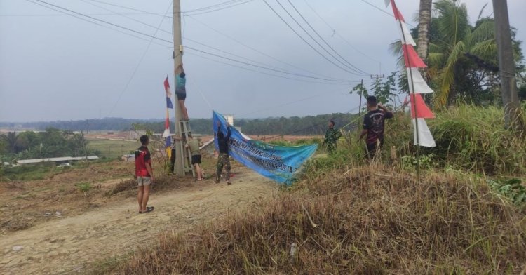 TMMD Ke-129 Memasuki Pekan Terakhir, Satgas dan Warga Percantik Lingkungan