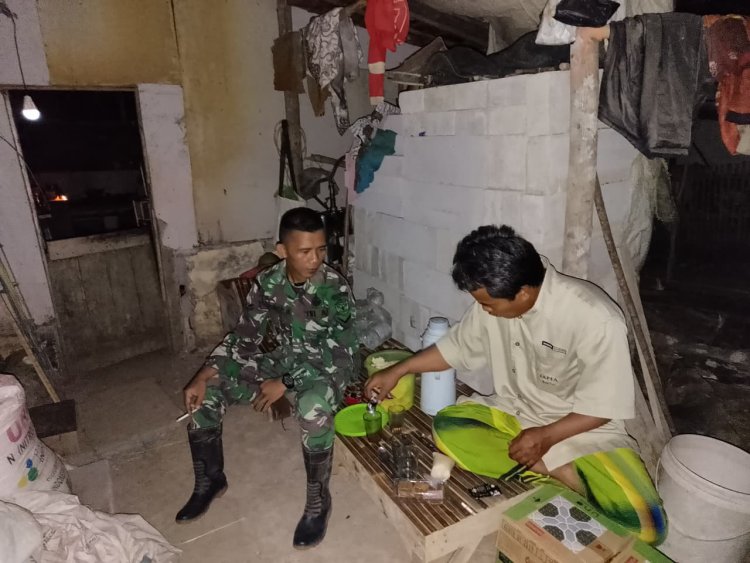 Empat Hari Jelang Penutupan TMMD, Satgas Luangkan Waktu Bersama Warga