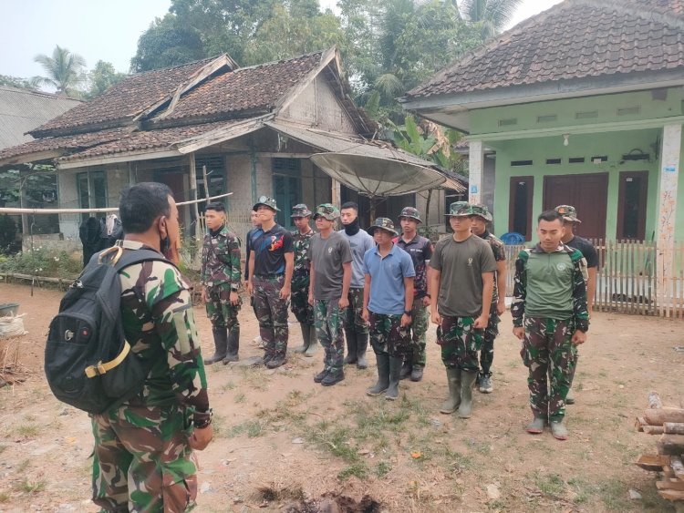 Apel Pagi Bergeser ke Babakan Kaju, Satgas TMMD Siap Tuntaskan Sasaran Fisik