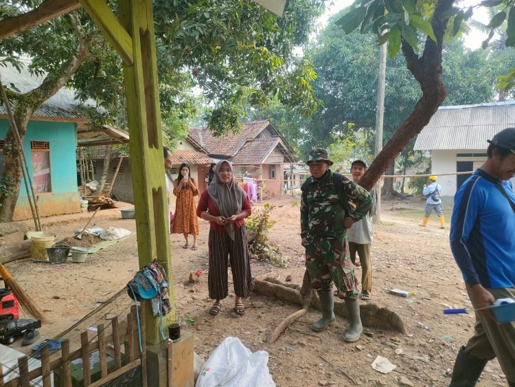 TMMD ke-129 Hadirkan Perubahan, RTLH Warga Diperbaiki Satgas Bersama Masyarakat
