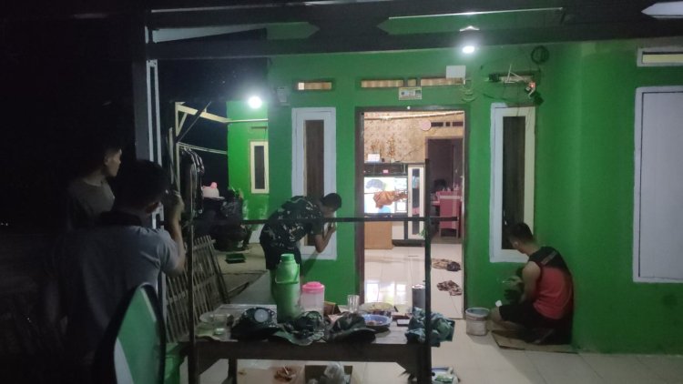 Semangat Prajurit Tak Padam, Sasaran TMMD Dikebut Hingga Malam