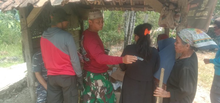 Layanan Kesehatan TMMD 129 Dipadati Warga Pandeglang